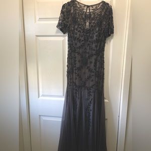 Long beaded dress size 8P $130